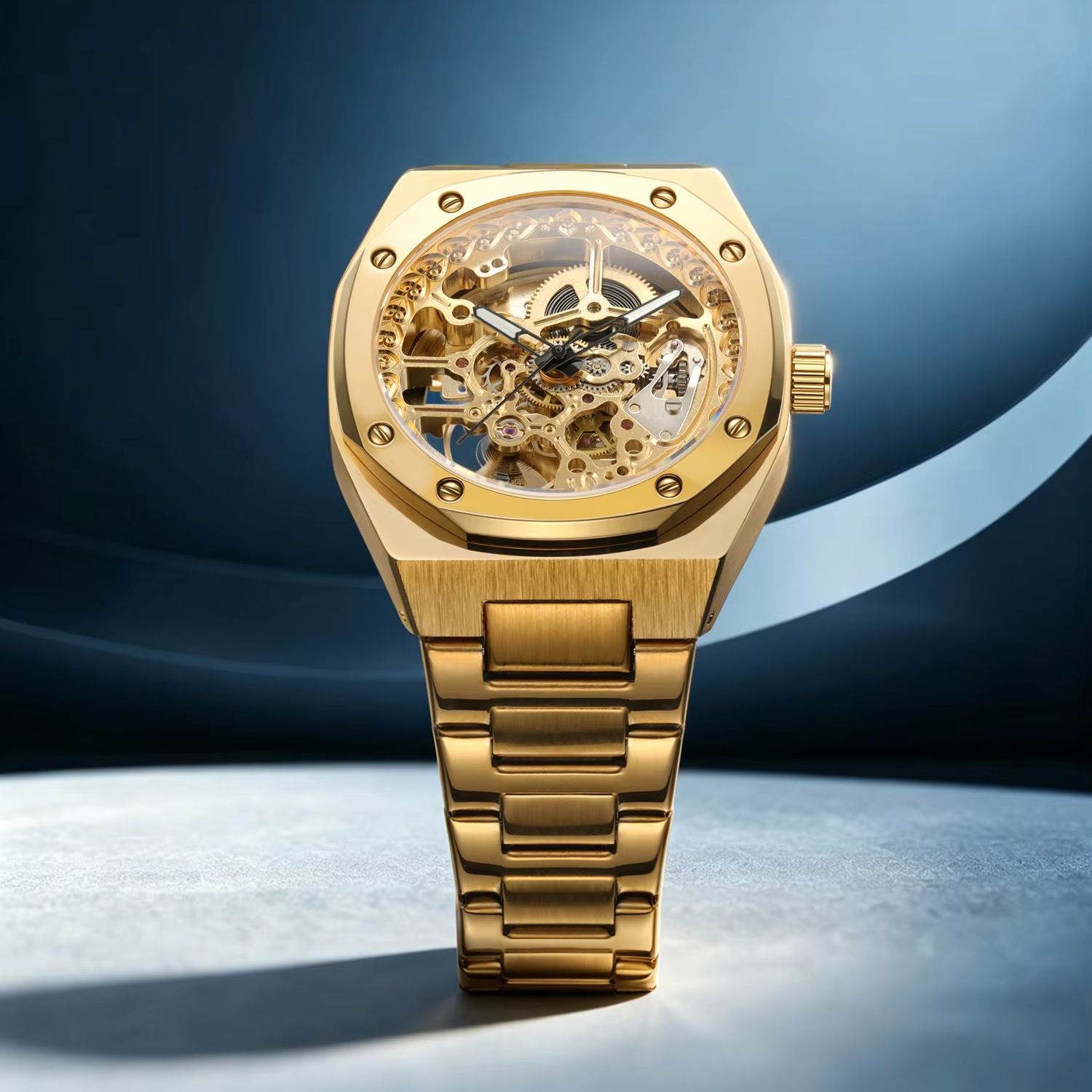 นาฬิกาข้อมือผู้ชาย Forsining R - Patek Philippe Watch Nautilus บทวิจารณ์และราคา