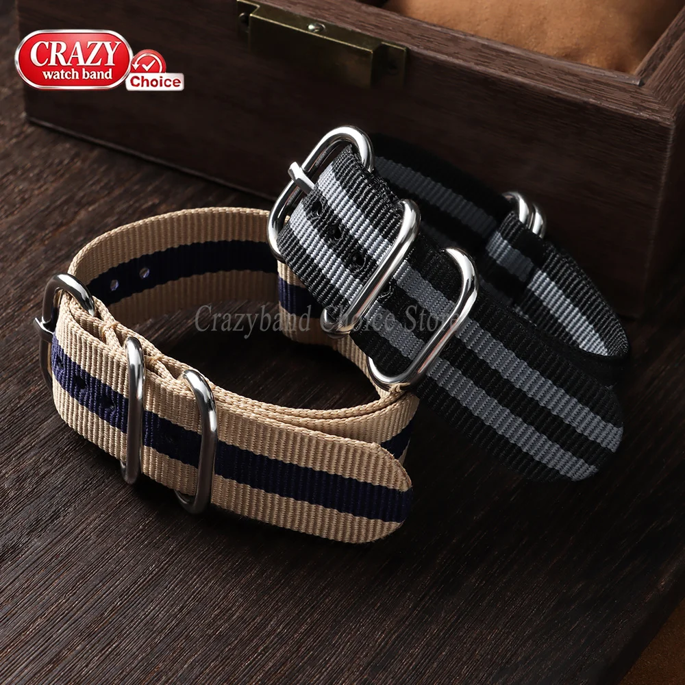 สายนาฬิกาไนลอนสำหรับกีฬา สำหรั - Nato Strap Nylon บทวิจารณ์และราคา