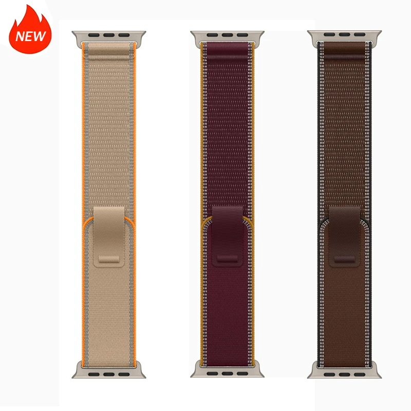 สายนาฬิกาไนลอนสีเบอร์กันดีรุ่น - Sport Loop Velcro บทวิจารณ์และราคา