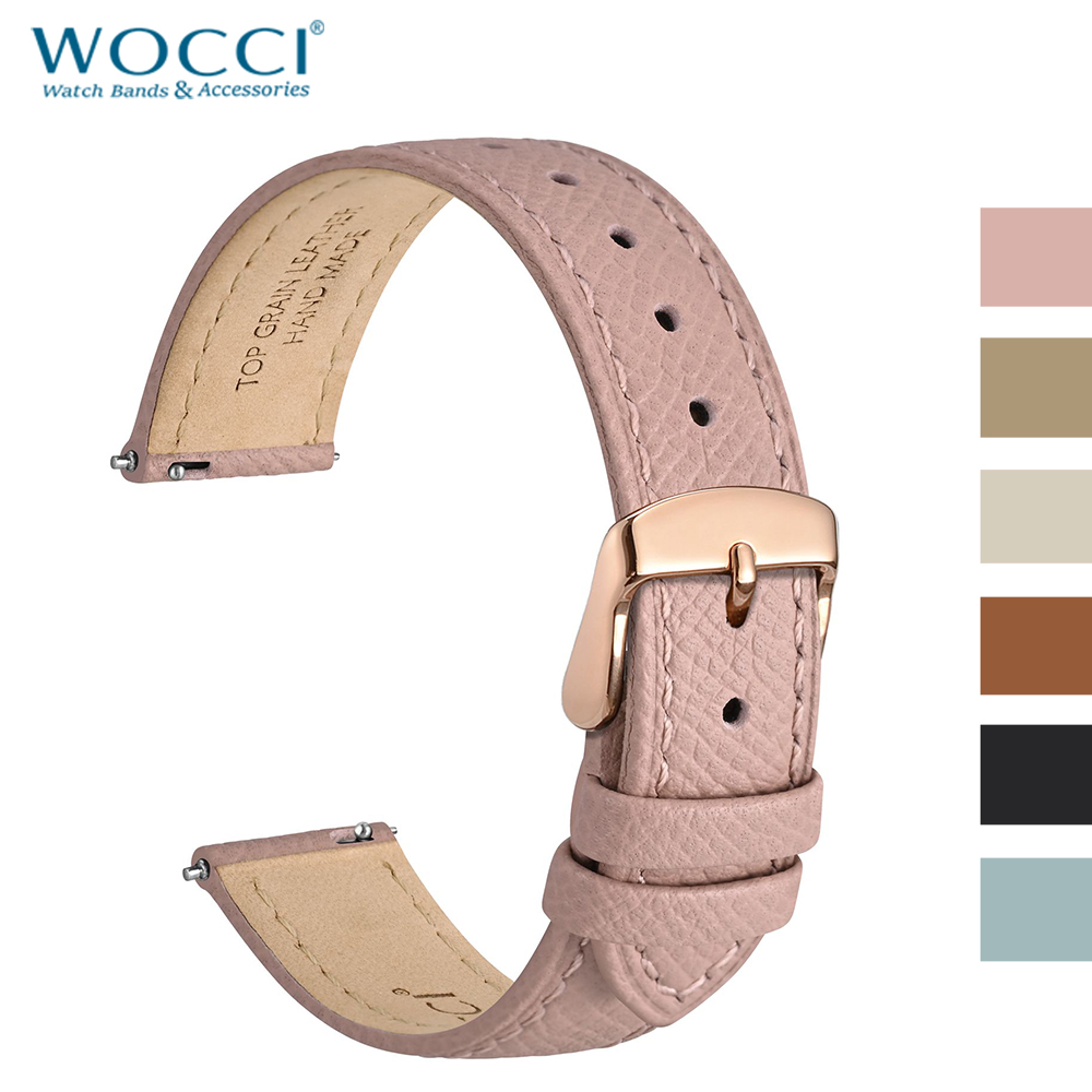 WOCCI Top Grain หนังนาฬิกา 12  - Suede Strap Watch บทวิจารณ์และราคา