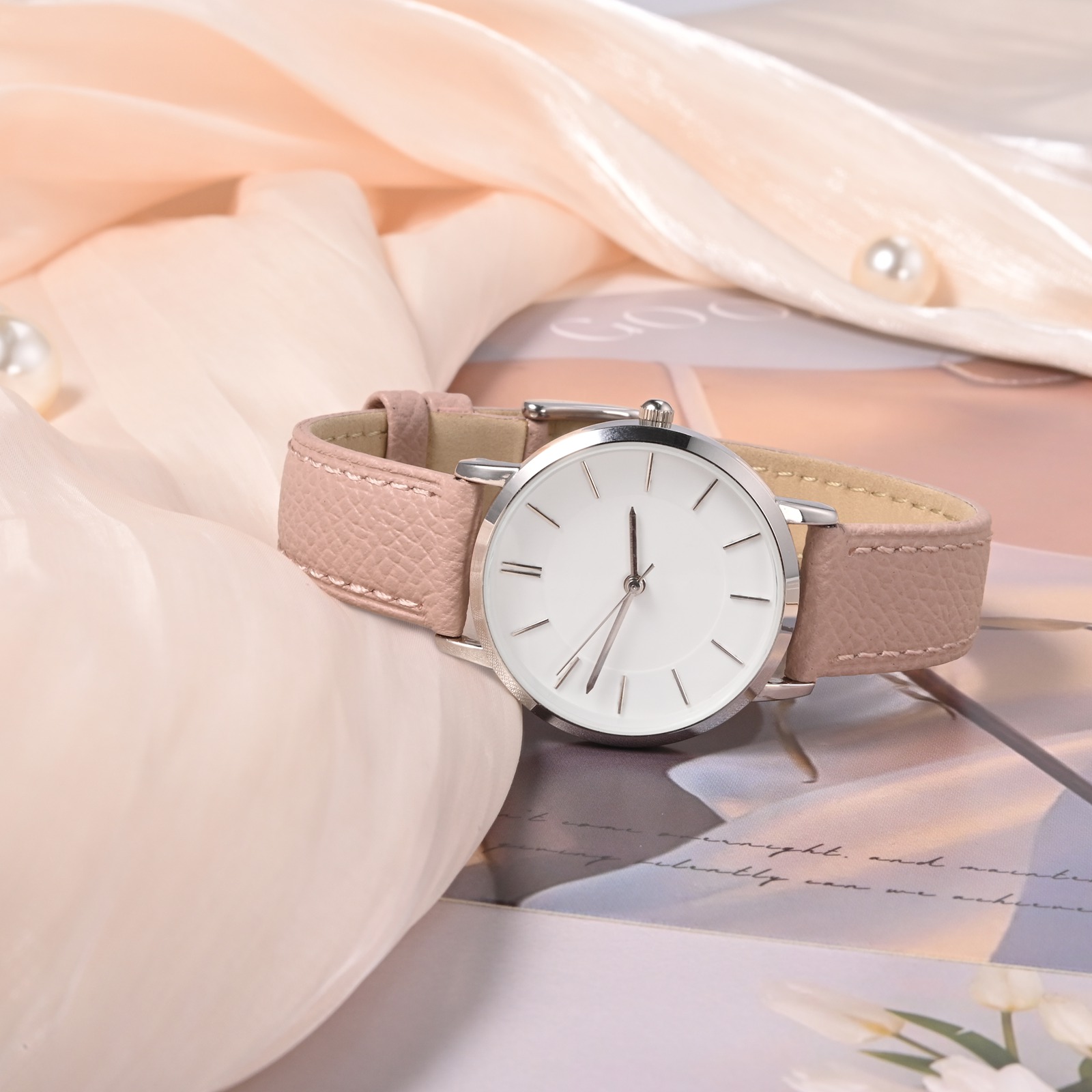 WOCCI Top Grain หนังนาฬิกา 12  - Suede Strap Watch บทวิจารณ์และราคา
