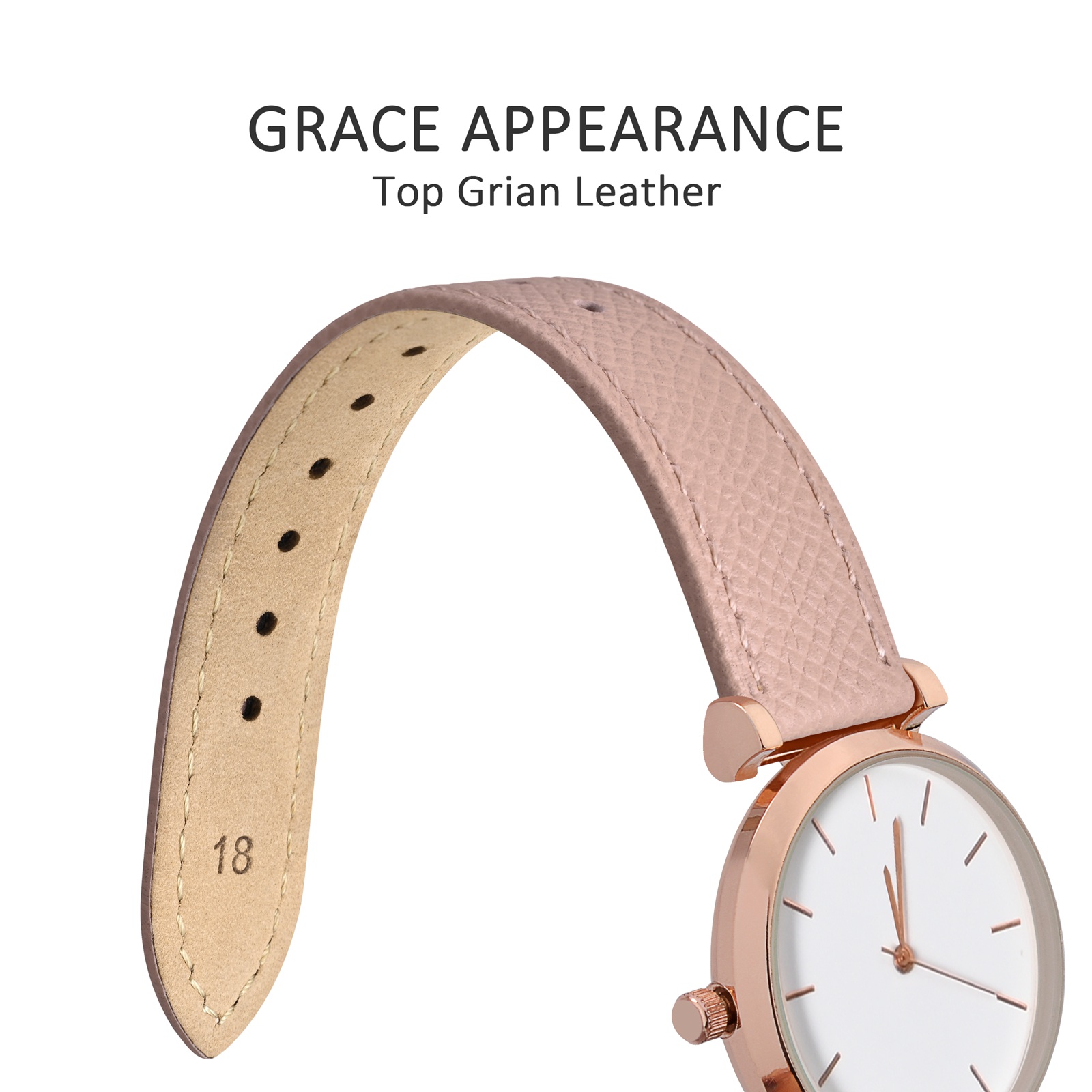 WOCCI Top Grain หนังนาฬิกา 12  - Suede Strap Watch บทวิจารณ์และราคา