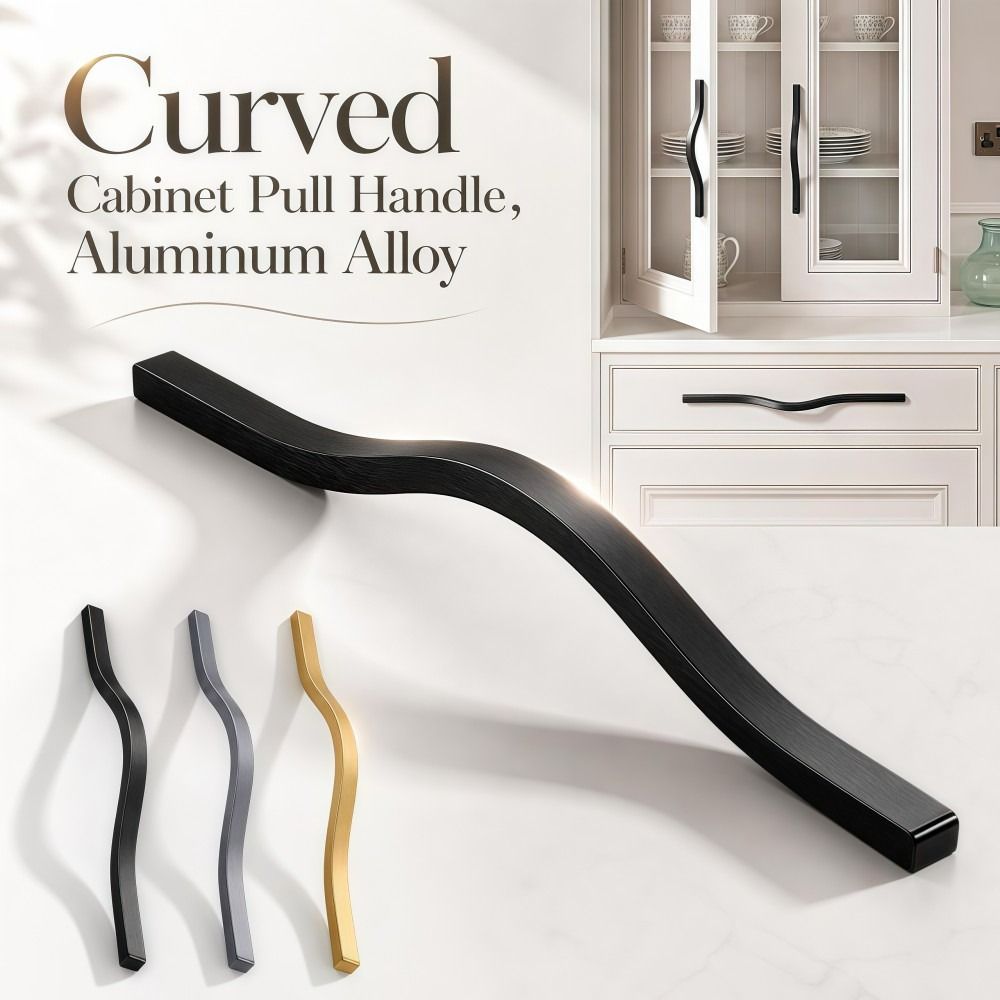 มือจับตู้ทำจากอะลูมิเนียมอัลลอ - Curved Spring Bar บทวิจารณ์และราคา